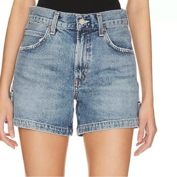 Agolde Magda Denim Shorts Carpenter Utility size 25 Entrance EUC - Picture 1 of 4